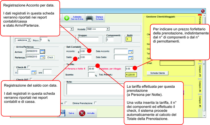 Software Gestionali Prenotazioni Albergo B B Residence Campeggio